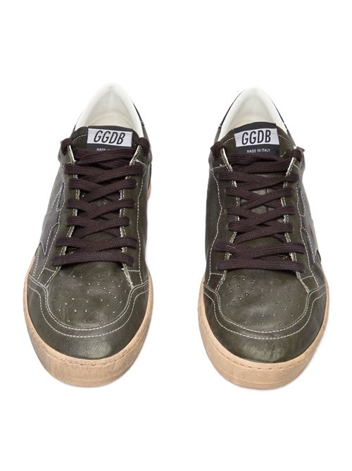 ballstar nappa leather star Dark Green Black Golden Goose | GMF00117.F008725.36105DARK GREEN/BLACK